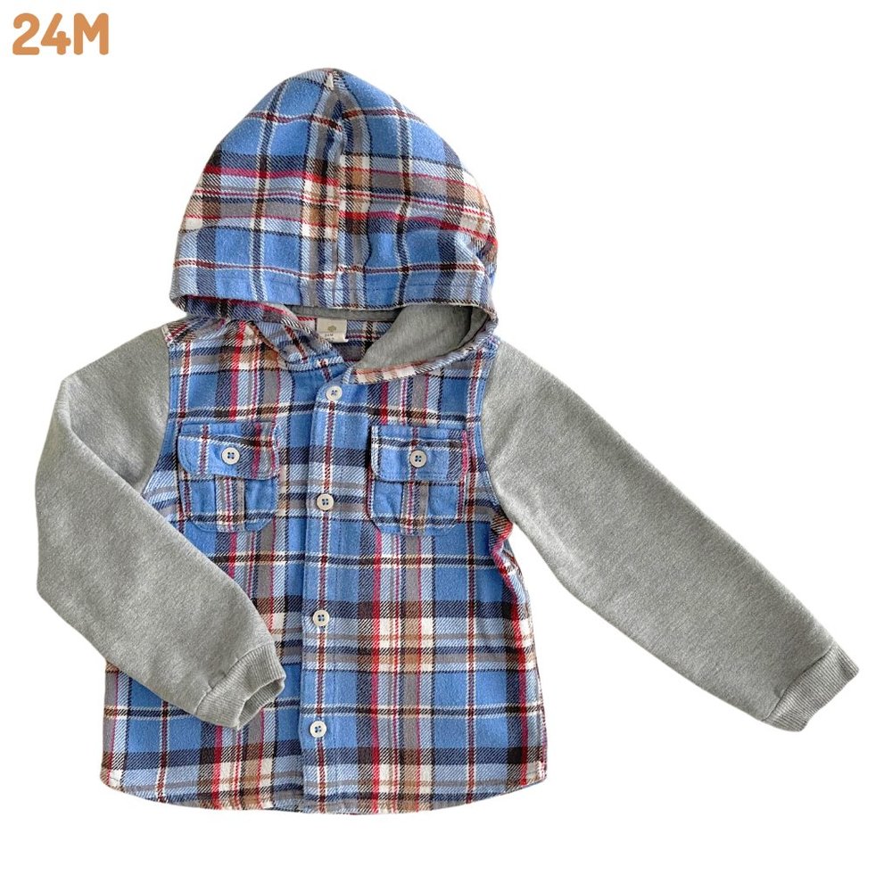 Tucker + Tate Plaid Twofer Hoodie